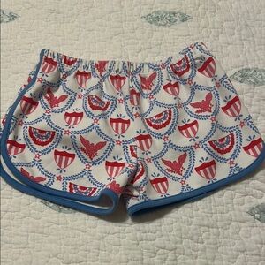 The Beaufort Bonnet Company Red and Blue Athletic Shorts